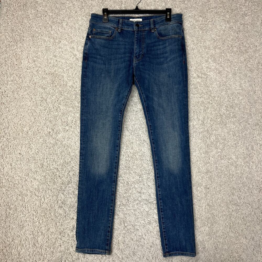 Warp + Weft HND Tokyo Skinny Denim Jeans Mens 31x32 Stretch Casual Comfort
